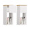 GALAX 20/1S WHITE/ARTISAN BEDSIDE TABLE 1