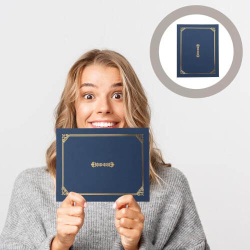 5 capas douradas para , -certificados e diplomas 2
