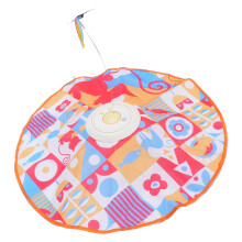 Interaktives Katzen Spielzeug mit 360 Drehung, 56 cm Katzenmatte & eingebautem 1000mAh Akku