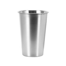 Tasses à boire en acier inoxydable, tasses de voyage en-argent