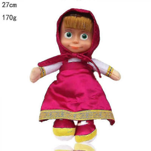 Λούτρινη κούκλα Masha and the Bear με μαλακό μαξιλάρι, διακοσμήσεις για παιδιά, δώ