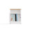 GALAX 30/1D WHITE/ARTISAN BEDSIDE TABLE 7