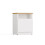 GALAX 30/1D WHITE/ARTISAN BEDSIDE TABLE 8