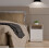 GALAX 30/1D WHITE/ARTISAN BEDSIDE TABLE 2