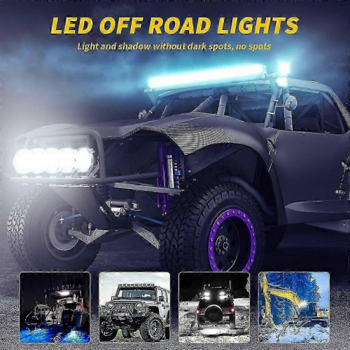 Φως εργασίας LED 48W IP67 αδιάβροχο διπλής δέσμης για φορτηγό εκτός δρόμου, σκάφος 1