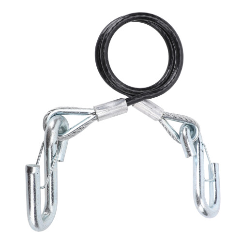 RV Towing Tether 3500lbs Capacity 27.6in Max Length Spring Rope with S Hooks 1