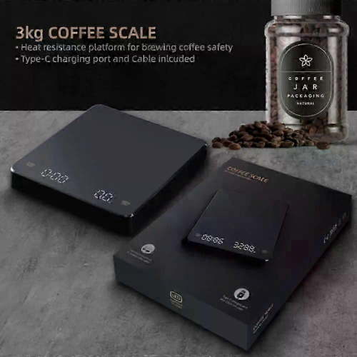 High Precision Electronic Scales Espresso Coffee Scale Smart Scales Automatic Timing Kitchen Scale 1