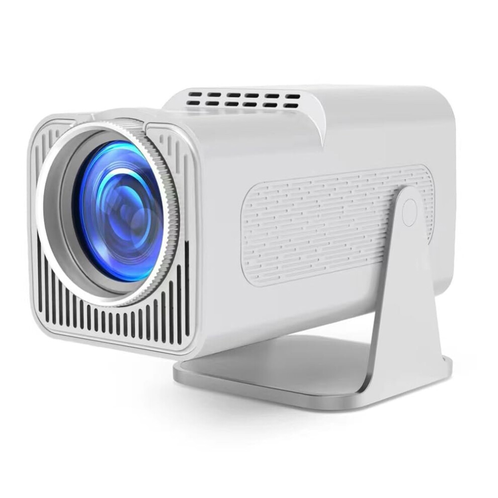 Projector Y6s Android Wifi Portable Home Theater Projector 4K Ultra Hd Uk Plug White 9323874152929