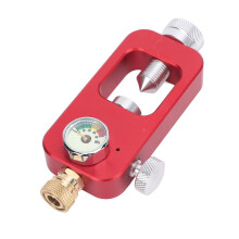 Roter Aluminiummanschetten-Tauchflaschen-Refill-Adapter 40MPa 8mm M18x1,5