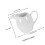 2 Pçs De Porcelana Com Alça Para E Creme 2