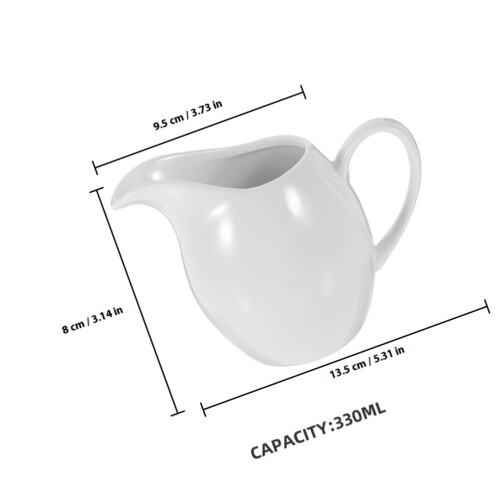2 Pçs De Porcelana Com Alça Para E Creme 1
