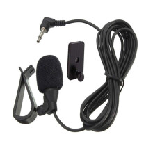 3.5mm Microphone External Car Microphone for Sony, Boss, JVC Kenwood, Jensen, Alpine, 3m Cable, Plug and Play