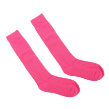 Pink Cotton Fencing Socks for Epee Sabre Foil, Knee High, M