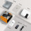 White Mini Home Projector Portable Wireless Cell Phone Compatible Multi Function Easy Install 2