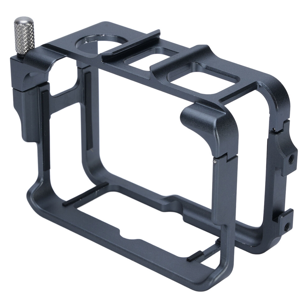 Aluminum Alloy Action Camera Cage With 1/4 Inch Interface & Double Cold Shoe 8341363693372