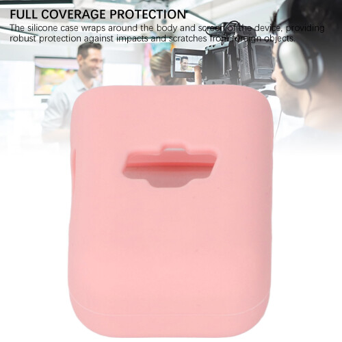 Pink Silicone Protective Case for Mic 2 Transmitter Anti Scratch Dust Resistant 2