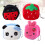 4 carteiras p/ (coelho, , ladybug) 6