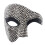 Rhinestones Masquerade Masks Half Face-diamond prince black 1