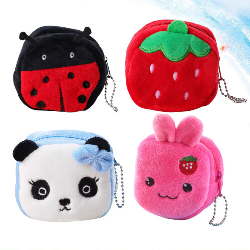 4 carteiras p/ (coelho, , ladybug) 2