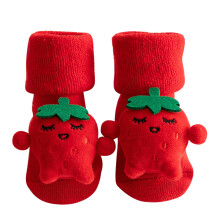 1 Pair Cartoon Infant Toddler-Zero to one year old Strawberry