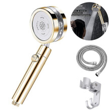 (Gold) Handheld Shower Heads With Hose And Holder