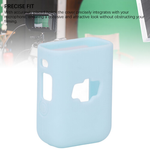 Blue Silicone Protective Cover for Mic 2 Transmitter, Dustproof & Scratch-Resistant 2