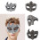 Rhinestones Masquerade Masks Half Face-diamond prince black 3