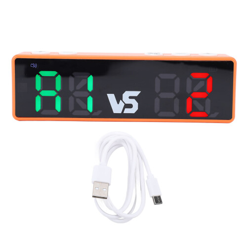 Mini Digital Scoreboard V30Mini 4-Digit Rechargeable LED Display 2