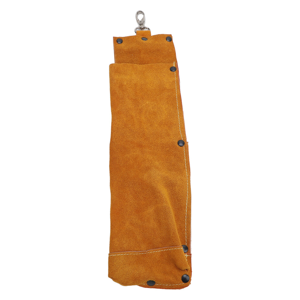 Heavy-Duty Leather Welding Electrode Bag With Reinforced Rivets 7691363694772