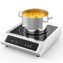 Induction Cooktop Portable Stainless Steel 3500W 110 Lb Capacity 9 Power Levels Touch Control Safety Lock 4Hour Timer