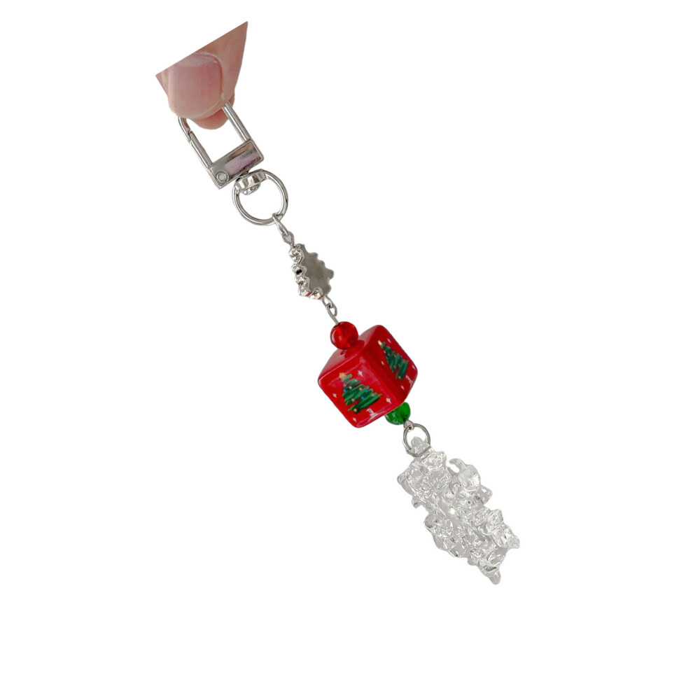 Charm Christmas Bead Mobile Charm Phone-Christmas Tree Lock 7696000363325