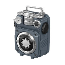 Portable Mini Speaker Subwoofer, TF Card Slot, MicroSD Compatible, Dark Blue Wireless Music Player
