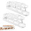 (white 2pcs) Egg Dispenser, Space-saving Rolling Eggs Dispenser Automatic Organizer For Refrigerator Storage 1