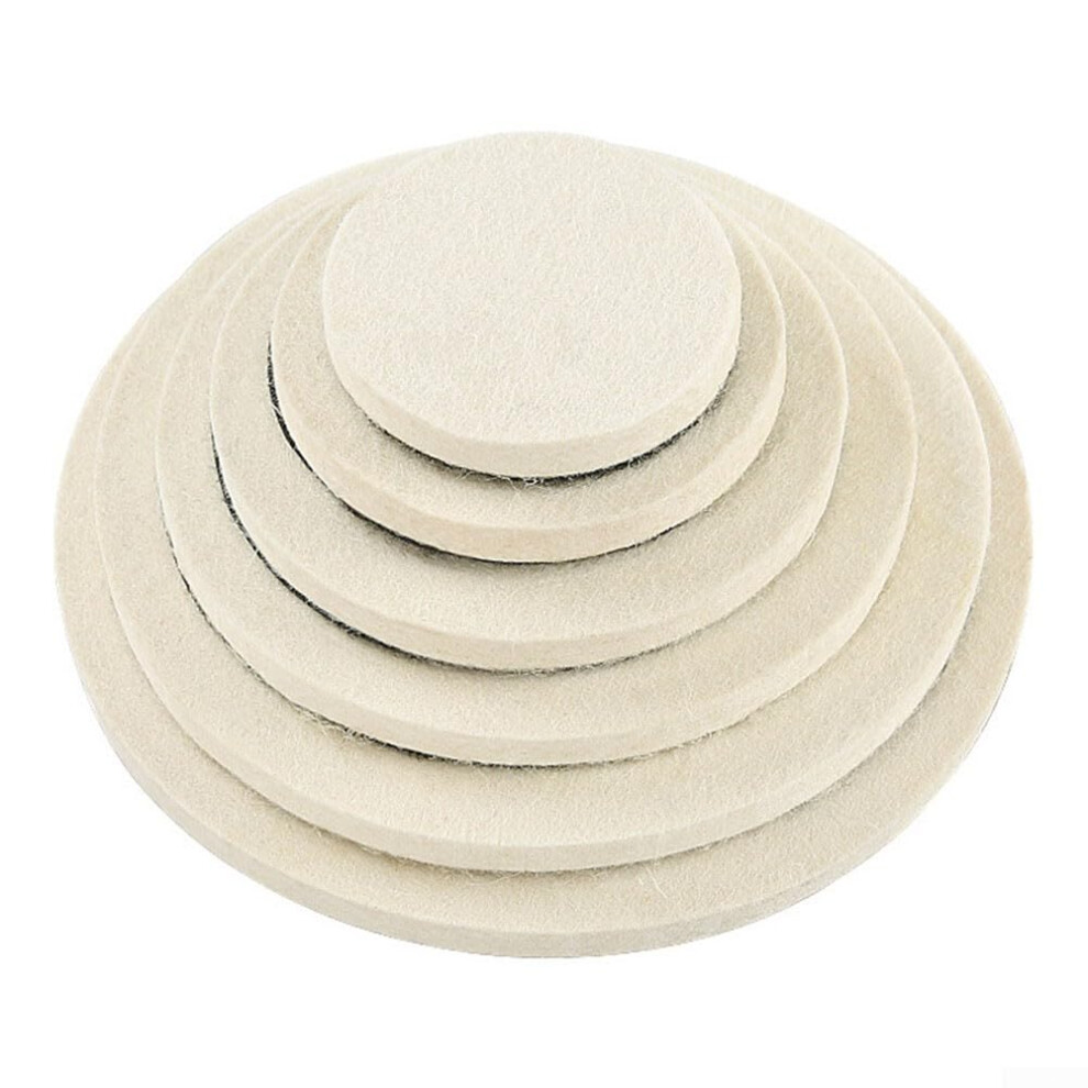 Polishing Wheel Buffing Disc Made Of Tight Wool, 8Inch, Dense Wool Construction For Angle Grinder And Electric Drill 9339159418321