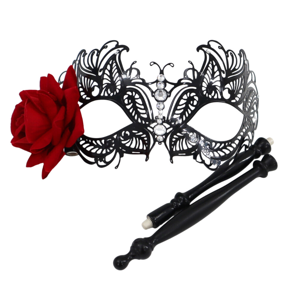 Halloween Party Mask For Women Venetian-Wrought Iron Rose To 7696000367996
