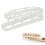 (transparent) Egg Dispenser, Space-saving Rolling Eggs Dispenser Automatic Organizer For Refrigerator Storage 1
