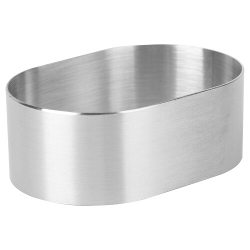 Stainless Steel Oval Mousse Cutter Cake Mold Dessert Ring