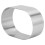 Stainless Steel Oval Mousse Cutter Cake Mold Dessert Ring 6