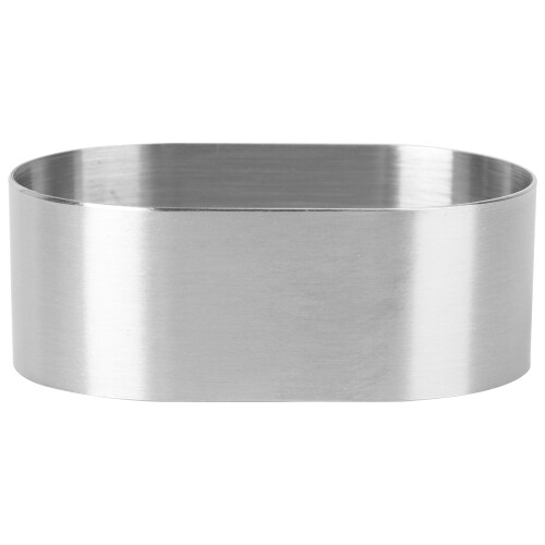Stainless Steel Oval Mousse Cutter Cake Mold Dessert Ring 2