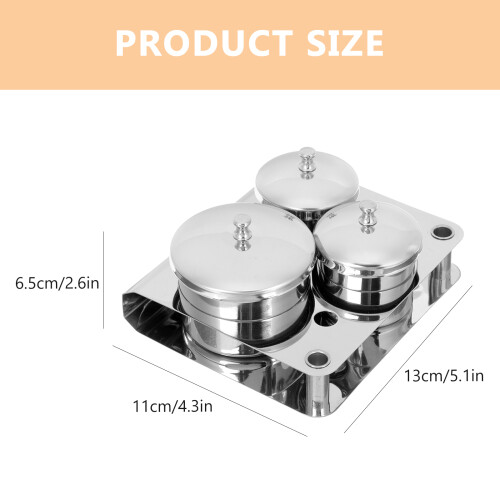 Conjunto De Aço Inoxidável Para De De Unhas 2