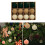 12pcs Elegant Flocking Christmas Tree Baubles-Pure beige 3