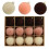12pcs Elegant Flocking Christmas Tree Baubles-Pure beige 6