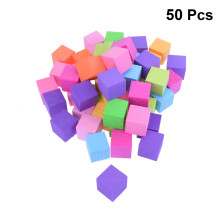 50Pcs Färgglada Kubblock Diy Svampkub Lärandehjälpmedel 3,5 Cm
