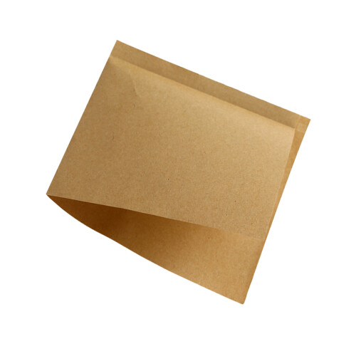 100 . papel kraft triangular 18x18 cm cáqui