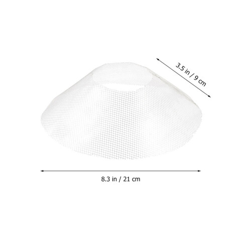 12Pcs Köksfläktsfilter Universalmodell Hällspjäll Delar (Vit) 2