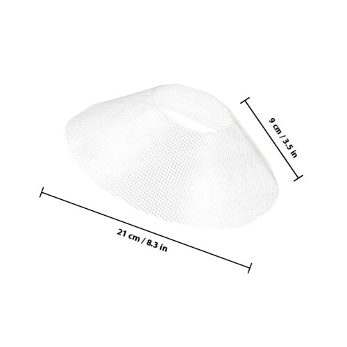12Pcs Köksfläktsfilter Universalmodell Hällspjäll Delar (Vit) 1