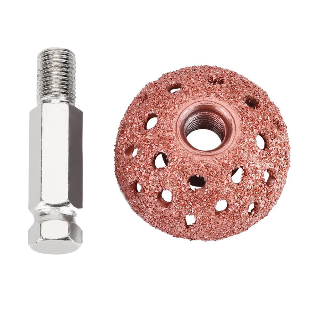 Tire Grinding Head 38Mm 70 Grit Buffing Wheel With 9Mm Linking Rod Tungsten Alloy Grinder For Pneumatic Tools 9339159419212