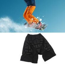 Hip Protective Padded Shorts Polyurethane EVA Shock Absorption for Skiing L