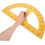 Protractor Large SemiCircle Wood Angle Measuring Tool For Math Teaching And Drawing Handheld Geometry Ruler School Use 3