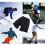 Hip Protective Padded Shorts Polyurethane EVA Shock Absorption for Skiing L 10